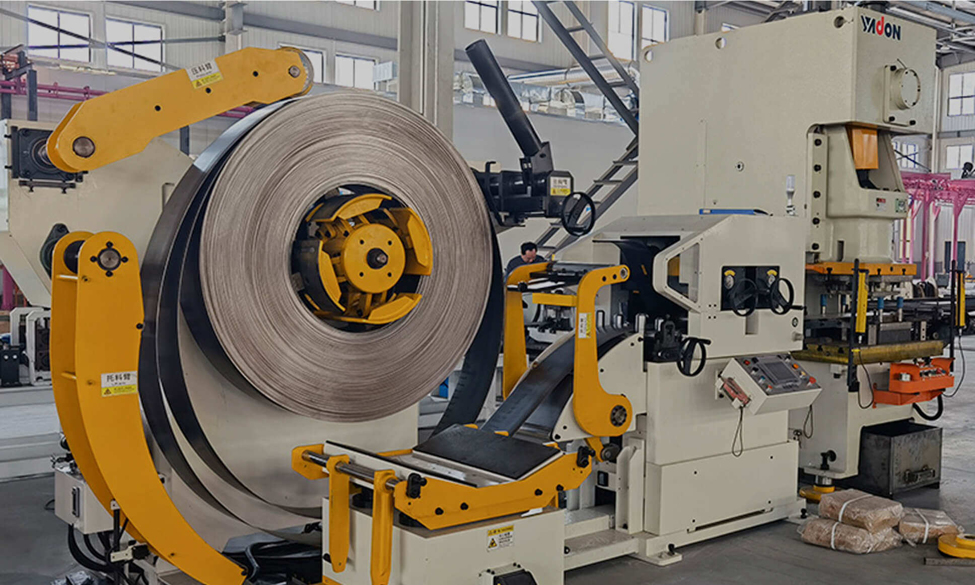 SUNWAY roll forming machine actual image display